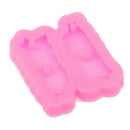 Glossy Puerto Rico Map Shape keychains Silicone Mold for DIY Jewellery MaSEAU