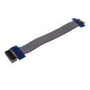 PCI-E 1X Riser Card Extender Ribbon Flexible Cables Adapter Cord