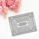 DIY Card Making Album Embossing Cutter Mould Frame Background Metal Cutting Dies