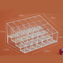 Clear Acrylic 24 Cosmetic Organizer Makeup Case Holder Display Stand Storag