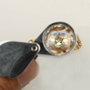 Mini 10 x 21mm Jeweler Loupe Magnifier Magnifying Glass Eye Loupe