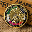 Guard Of God No. 2 Round Commemorative Coins God's Armor Collection Gifts