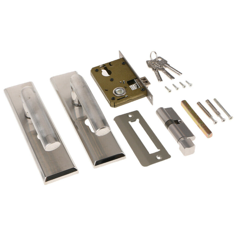 Creative Stainless Steel Privacy Handle Bathroom Lock Lever Set