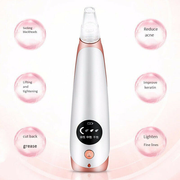 Fully Electric Electric Blackhead Remover Vacuum Pore Cleaner Facial Exfoli A2P2