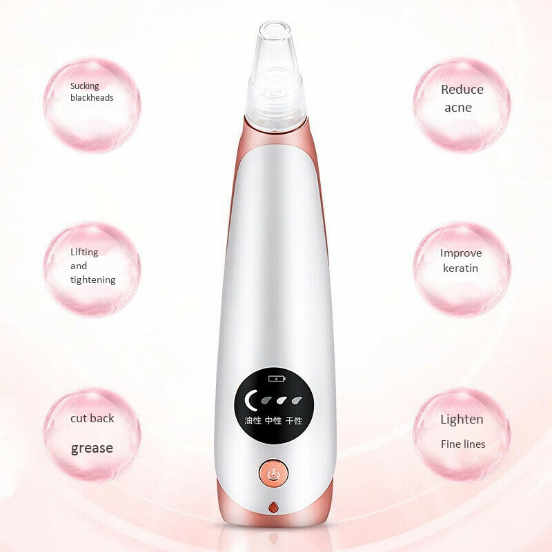 Fully Electric Electric Blackhead Remover Vacuum Pore Cleaner Facial Exfoli A2P2