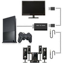 PS2 to HDMI Video Converter AV Adapter 3.5mm Audio Output HDMI Connecto ï¼D
