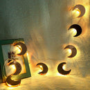10LED Moon Shape Light Fairy String Lamp Party Wedding Christmas Home Decor