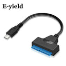 USB 3.1 Type-c To SATA External Converter Adapter Cable Lead For 2.5" HDD SSD
