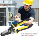 Multi-functional Cable Wire Stripper Cutter Terminal Crimping Tool Pliers