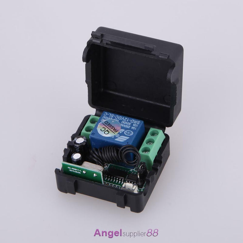 Wireless Remote Control Switch DC12V 10A 433MHz Transmitter with Receiver Box