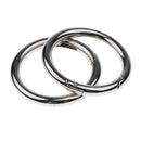 5pcs Round Carabiners Outdoor Camping Hiking Spring Buckle Ring Clip Hook