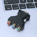 VGA Male to 3 RCA Female Converter Adapter Splitter Wire Connector