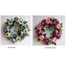 Artificial Floral Hanging Wreath Front Door Home Flower Wall Garland Large 40cm