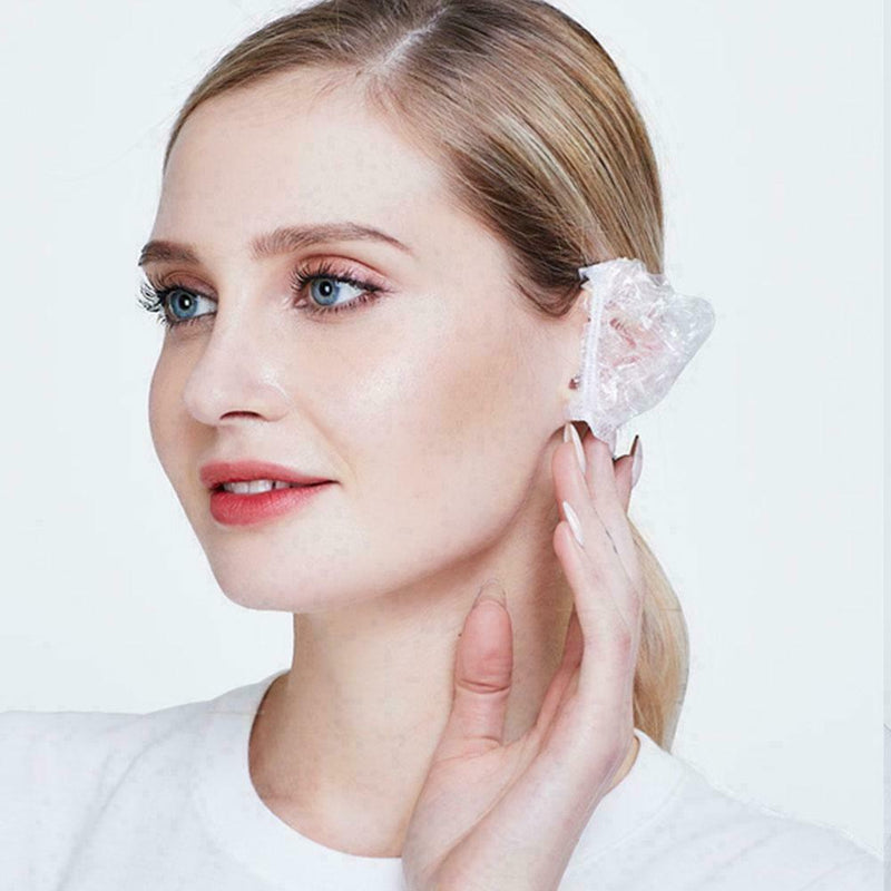100PC Cover Hair Dye Earmuffs Bathing Waterproof Disposable Cap Tool H5Y4