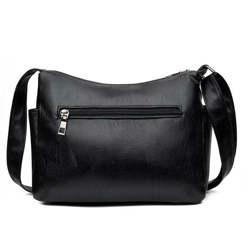 Solid Color Shoulder Handbags Women Leather Crossbody Satchel Bags (A-084)