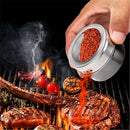 Magnetic Spice Tins Stainless Steel Spice Jar Set With Stickers Pepper Shak P5J4