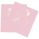 60x Rose Paper Wedding Table Numbers Place Card Escort Name Cards for Weddi