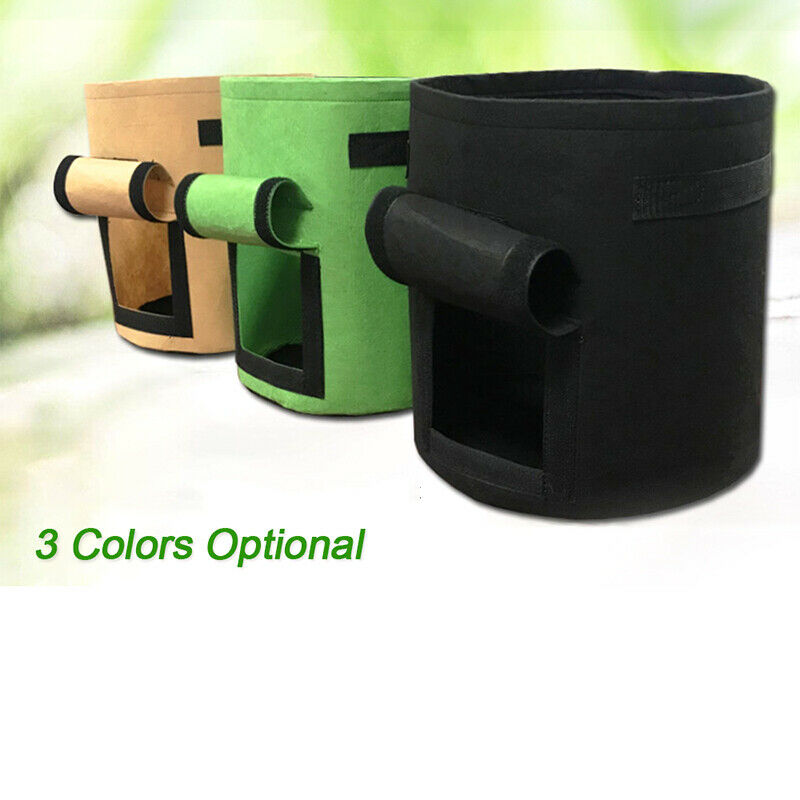 Potato Planter Bag/Plant Pots,7-Gallon Window Vegetable Planting Grow Bag,D