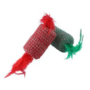 5pcs Candy Shape Feather Ball Cat Toys Creative Sisal Interactive Pets Toys