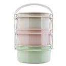 3 Layers Lunch Box School Office Microwave Bento Food Storage Container