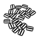 20pcs 25mm Plastic Tri-glide/Triglide Slides for Belt Backpack DIY Buttons