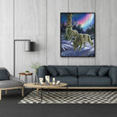 Diamond Painting 5D Wolf in Midnight DIY Home Full Round Drill Picture Kit