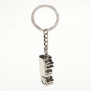 Fashionable Lovely Charm Ring Keychain Gift Truck Lorry Car Lovely Keyrings  3C