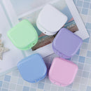 Denture bath case container false teeth dental tooth storage boxrinsingbasketHP