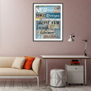 5D DIY Full Drill Diamond Painting English Sentence Cross Stitch Embroidery