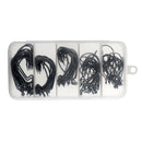 100 Pieces Fishing Hooks Wide Belly Crank Hooks Hooks Set Fishing Tackle