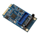 Motherboard Mini PCI Express to Dual USB 3.0 19-pin Expansion Card Adapter PCI-E