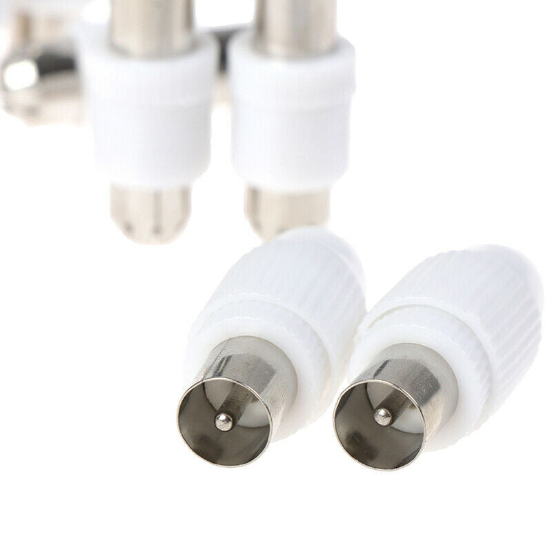 10x Free Welding RF Television Male Plug 9.5 TV RF Terminal Antenna Connector  Z