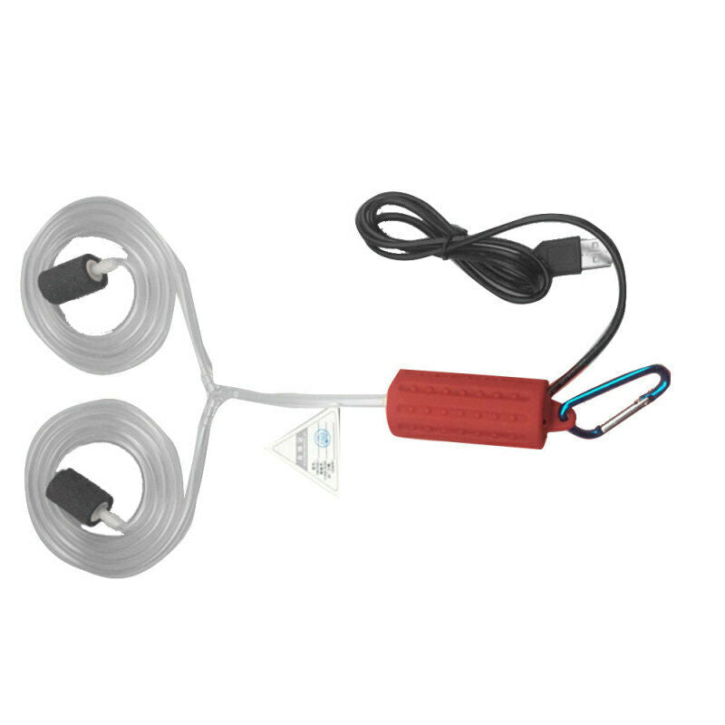 Mini USB Ultra-Silent Aquarium Air Pump Fish Tank Increasing Oxygen Pump Tubing