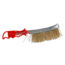 5X(Wire brush metal rust remover multipurpose cleaning brush Z4O8)
