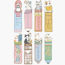 30pcs/lot Cute Funny Cat Shaped Paper Bookmark Gift Stationery Film Book_Mark