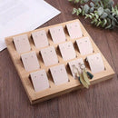 12Pcs Earring Card Holder with Tray for Earrings Ring Multi-Function Jewelr