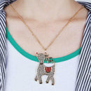 Deer shape Keychain Pendant DIY Point Drill Key chain Decoration Brand new