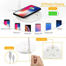 Led Desk Lamp With Wireless Charger, Eye-Caring Table Lamps, 3 Brightness L