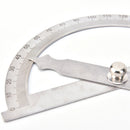180 Degree protractor finder stainless steel rotary angle ruler measuring tool3C