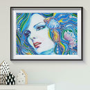 5D DIY Special Shaped Diamond Painting Beauty Cross Stitch Mosaic Kit Decor