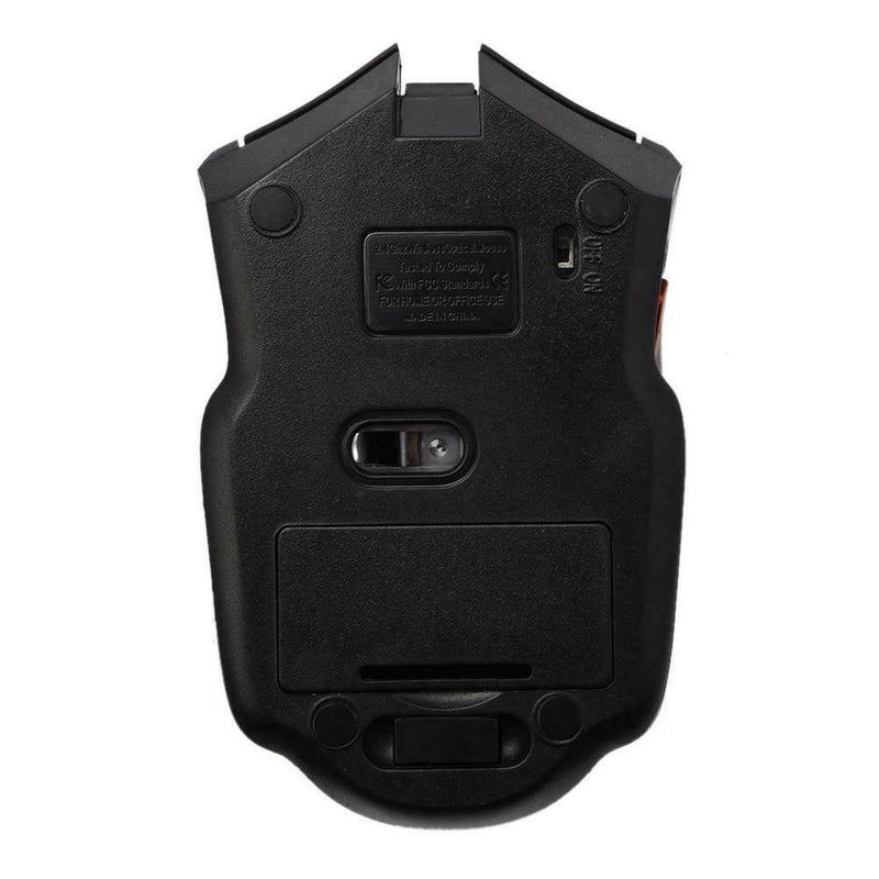 2.4GHz Wireless 2400DPI 6 Buttons USB Optical Gaming Mouse for PC Laptop