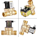 Ac 220V 1/2 Inch Solar Water Heater Solenoid Valve Normally Closed Inlet Va Q4Y1