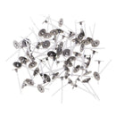 600x 25/30/35/55/60/70mm Pre Waxed Wicks with Sustainers For Candle Making