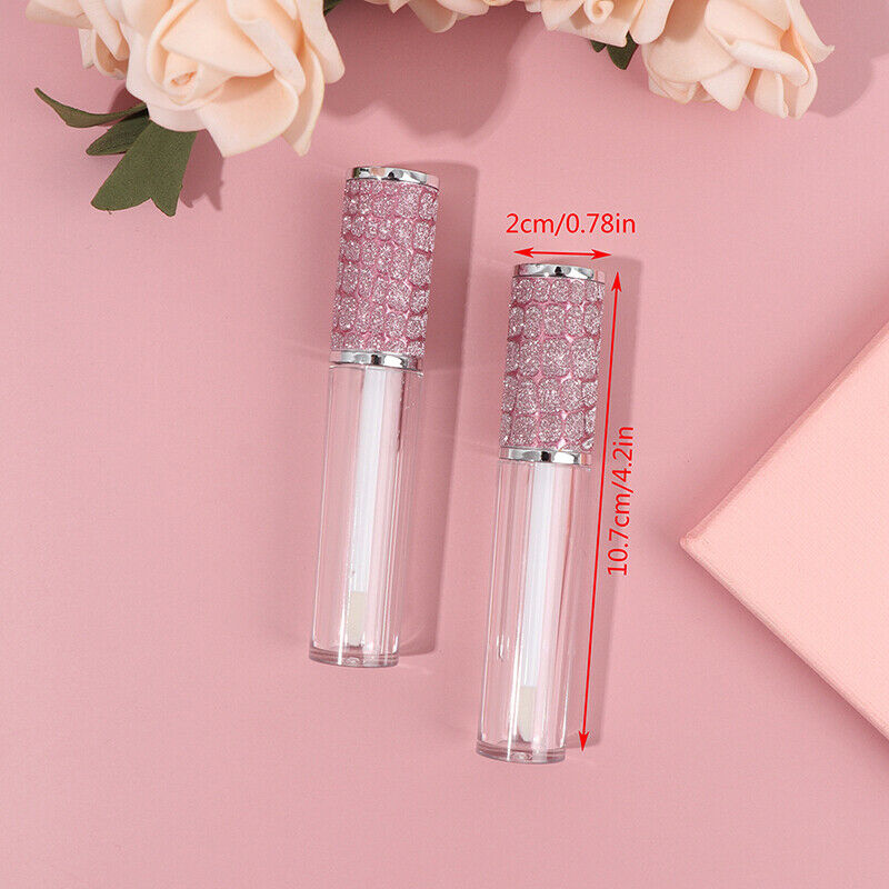 Empty Plastic Lip Gloss Tubes Container DIY Refillable Balm Bottle ReusS Hn