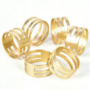 10Pcs/Set Brass Jump Ring Open Close Tool For Jewelry Making Finger Helper   OZ