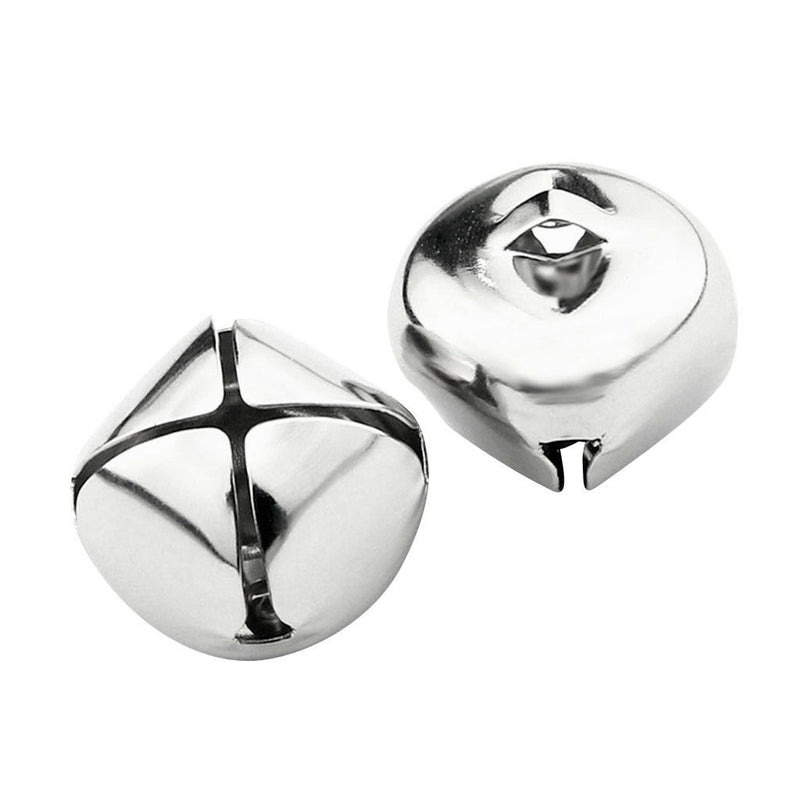 2 x Large 25mm Stainless Steel Jingle Bells Pet Dog Cat Collar Bells Crafts