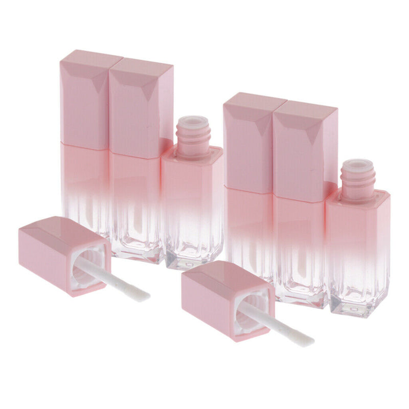 6Pcs Plastic Lip Gloss Color Tubes DIY Small Makeup Lip Stain Bottles Containers