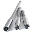 3pcs Magnetic Bit Holder Extensions 75 100 150mm Change 1/4 inch Hex Shank