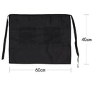 Plain Black Short Cooking Catering Work Restaurant Cafe Bar Apron Waitress EO3C