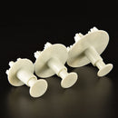 3 Pcs Cake Xmas Snowflake shape Plunger Fondant Decor Sugarcraft Mold Cutter JR